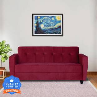 ARRA Remo Fabric 3 Seater  Sofa