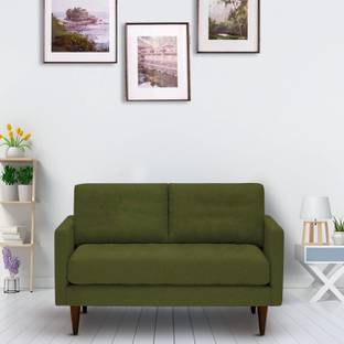 Jeometri Volga Two Seater Sofa | Elegant, Durable & Comfortable Love Seat For Home Fabric 2 Seater  Sofa