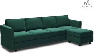 Homeify Skyler 5 Seater Fabric Sectional Sofa for Living Room Fabric 5 Seater  Sofa