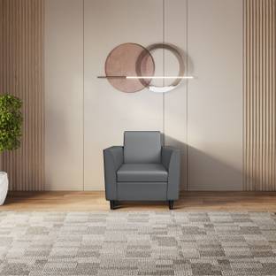 Godrej Interio Emperor Leatherette 1 Seater  Sofa