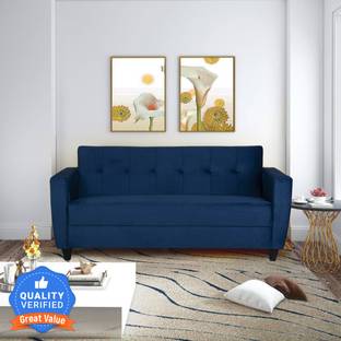 ARRA Remo Fabric 3 Seater  Sofa