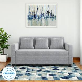 Bharat Lifestyle Lexus Fabric 3 Seater  Sofa
