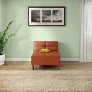 Godrej Interio Suez Leatherette 1 Seater  Sofa