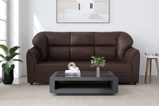 Decorhand Sectional Leatherette 3 Seater  Sofa