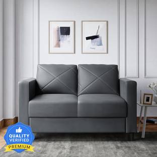 Godrej Interio Quad Leatherette 2 Seater  Sofa