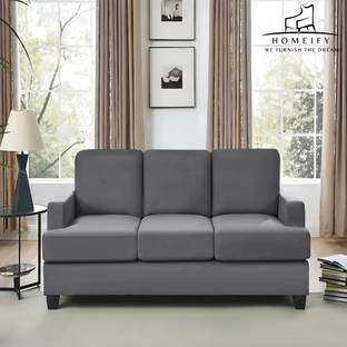 Homeify Venus for Living Room Fabric 3 Seater  Sofa