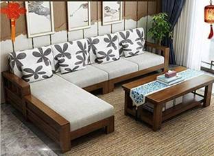 PIYUSH HANDICRFT Premium Quality Sofa Fabric 6 Seater  Sofa