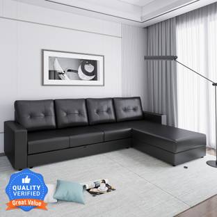 Flipkart Perfect Homes Bruny RHS Leatherette 6 Seater  Sofa