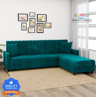 Flipkart Perfect Homes Freya RHS Fabric 6 Seater  Sofa