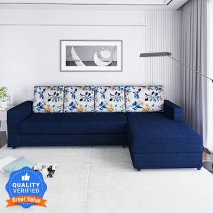 Flipkart Perfect Homes Philly RHS Fabric 6 Seater  Sofa