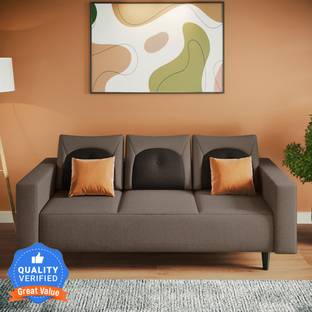 Godrej Interio Pangram Fabric 3 Seater  Sofa