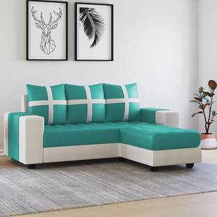 DMK Sectional Fabric Sofa Set| Living Room, Bedroom, Office Furniture Fabric 4 Seater  Sofa