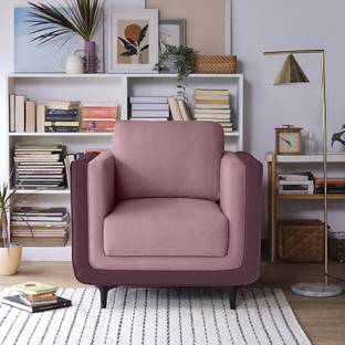 Sleepyhead Mojo Luxury Dual Tone Fabric 1 Seater  Sofa
