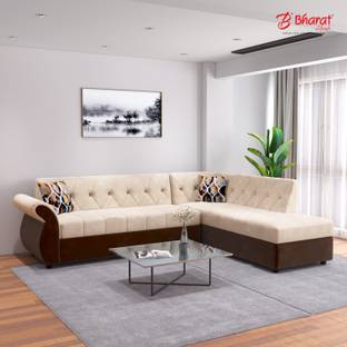 Bharat Lifestyle Alina Fabric 6 Seater  Sofa
