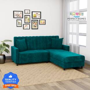 Flipkart Perfect Homes Freya RHS Fabric 5 Seater  Sofa