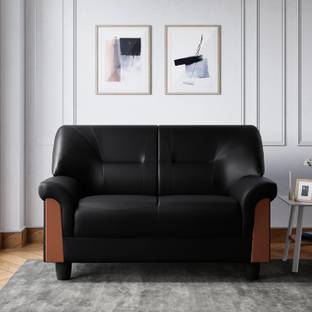 Godrej Interio PARTO Pl Leatherette 2 Seater  Sofa