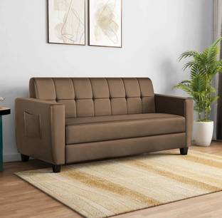 SAM STORE Fabric 3 Seater  Sofa
