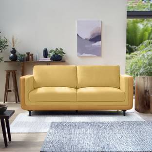 Sleepyhead Mojo Luxury Dual Tone Fabric 3 Seater  Sofa