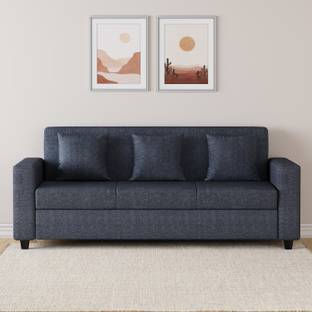 Flipkart Perfect Homes Omega Jute Fabric 3 Seater  Sofa