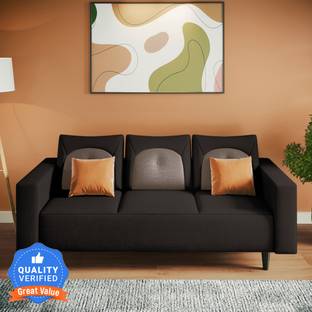 Godrej Interio Pangram Fabric 3 Seater  Sofa