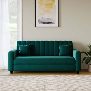 RM HOME Luna Fabric 3 Seater  Sofa