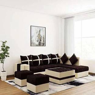 lifestyle furniture SIGNATURE BROWN RIGHT Fabric 8 Seater  Sofa