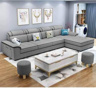 Casaliving Yury Fabric 6 Seater  Sofa