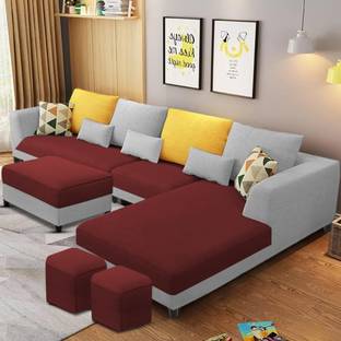 Casaliving Minta Fabric 8 Seater  Sofa
