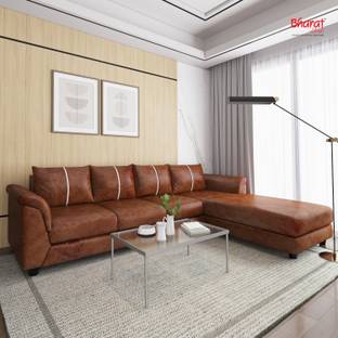 Bharat Lifestyle Stella L-Shape Fabric 6 Seater  Sofa