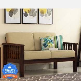 Flipkart Perfect Homes Rosewood ( Sheesham) Solid Wood 2 Seater  Sofa