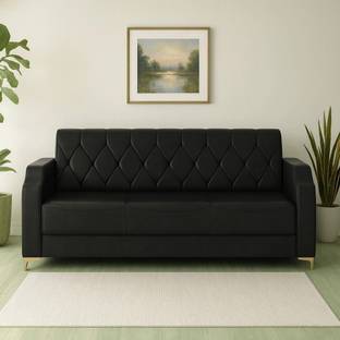 WESTIDO Super Leatherette 3 Seater  Sofa