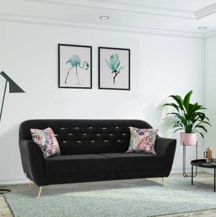 RM HOME Fabric 3 Seater  Sofa