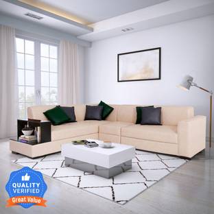 Flipkart Perfect Homes Conwy Leatherette 6 Seater  Sofa