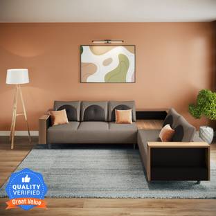 Godrej Interio Pangram L-Shape Fabric 5 Seater  Sofa