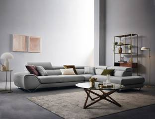 fabrique Leatherette 5 Seater  Sofa