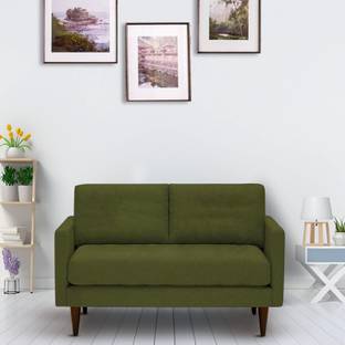 Jeometri Volga Two Seater Sofa | Elegant, Durable & Comfortable Love Seat For Home Fabric 2 Seater  Sofa