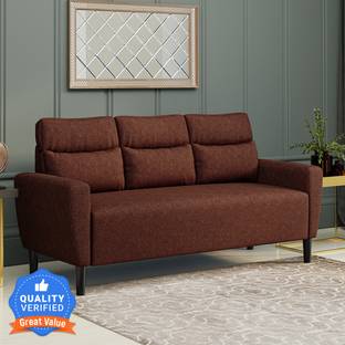 Flipkart Perfect Homes Julia Fabric 3 Seater  Sofa