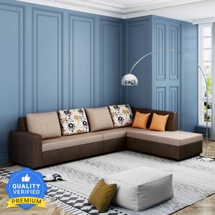 Bharat Lifestyle Nano Fabric 6 Seater  Sofa
