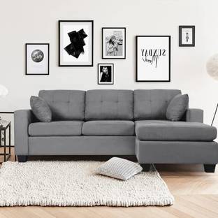 Comfort Couch Charles 4 Seater Section Sofa For Living Room Fabric 4 Seater  Sofa
