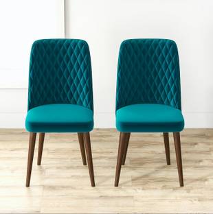 RM HOME Currency Dining Chair Set of 2 Piece For Living Room Fabric 1 Seater  Sofa