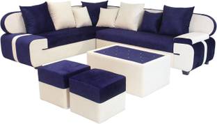 Furniture Yard Zoe L Shaped Fabric 7 Seater  Sofa