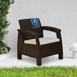 Nilkamal Goa 1 Seater Sofa with Cushion|Indoor|Outdoor, Patio,Gardens,Café Furniture Fabric 1 Seater  Sofa
