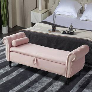 TFS Luxurious Bench settee Sofa with Storage Box for Bedroom/Living-room/Office Fabric 3 Seater  Sofa