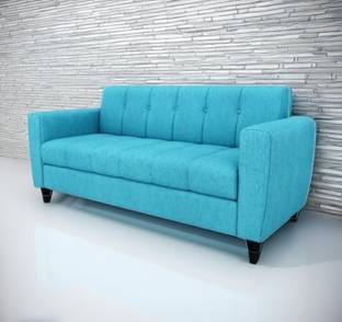 LIVEWELL Premium Quality Molfino Fabric 3 Seater  Sofa