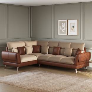 ARRA Leatherette 6 Seater  Sofa
