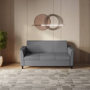 Godrej Interio Emperor Leatherette 3 Seater  Sofa