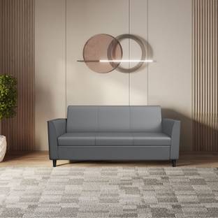 Godrej Interio Emperor Leatherette 3 Seater  Sofa