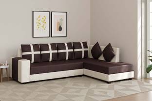 Allie Wood Turin Fabric 6 Seater  Sofa