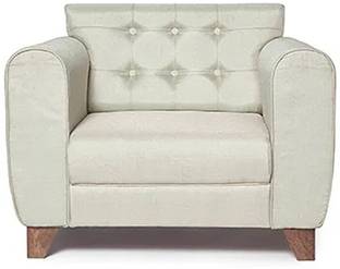 KATHGODAM FURNISHERS Agatti 1 -Seater Fabric Sofa (Blue) Fabric 1 Seater  Sofa