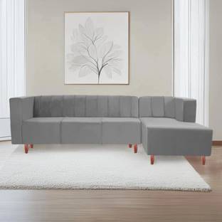 Seventh Heaven Sydney 6 Seater Sofa, Extra Spacious, Plush Suede Fabric 6 Seater  Sofa